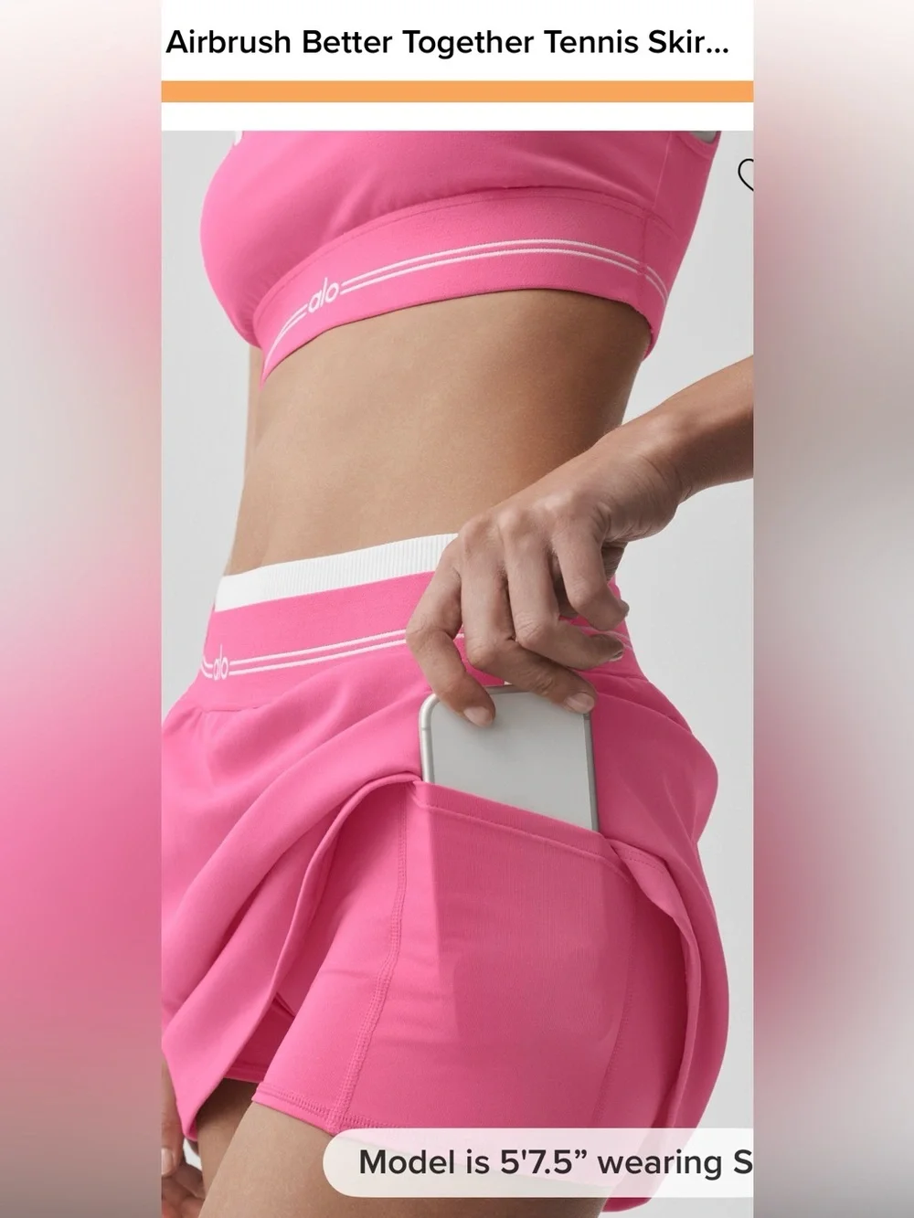 ALO Yoga Better Together Tennis Skirt-NWT!!!